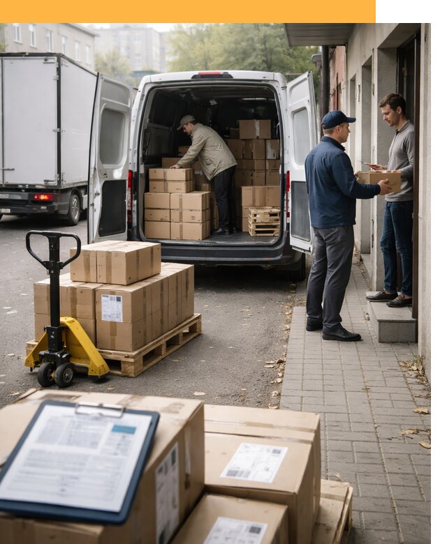 Доставка грузов от двери до двери с таможней от 46562 руб.