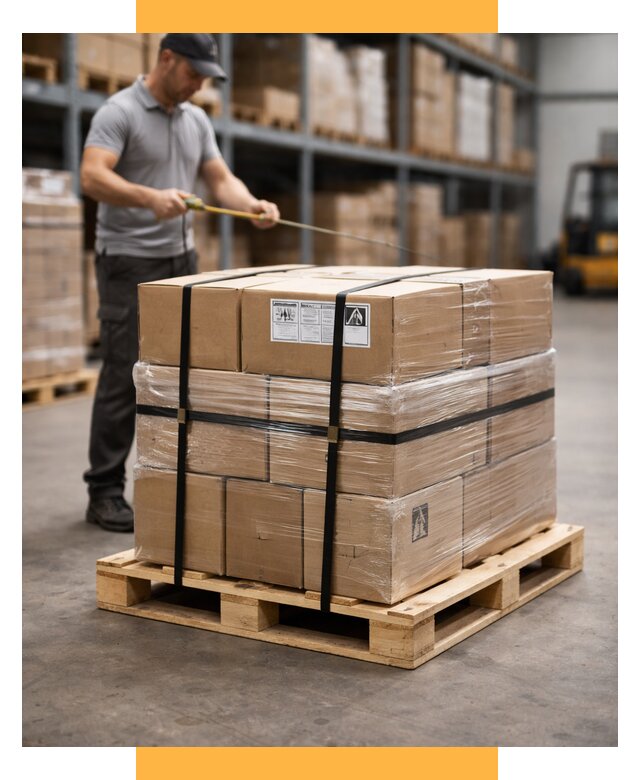Упаковка и паллетирование грузов от 3621 р. | СетСервис-Спс