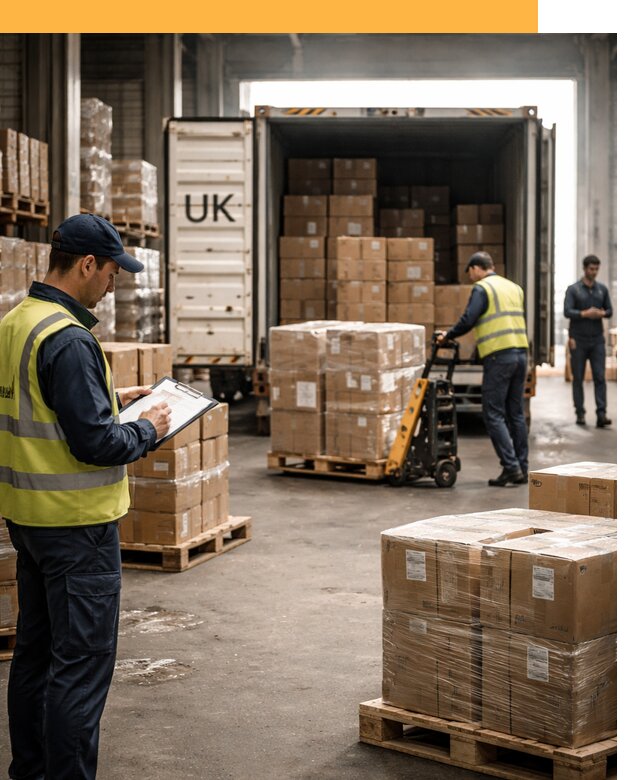 Доставка грузов из Великобритании с таможенным оформлением от 12934