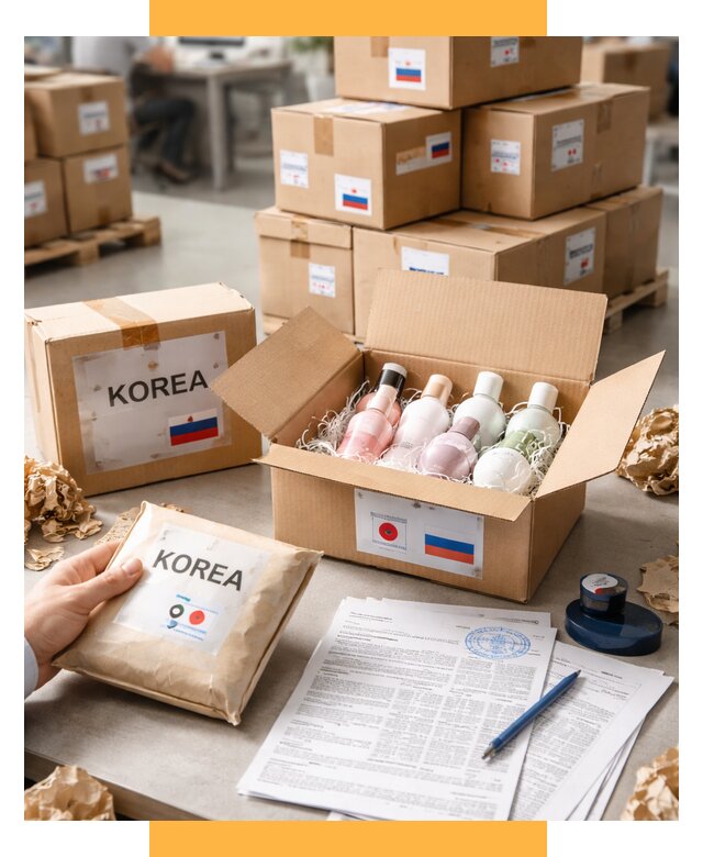 Доставка косметики из Кореи от 8795 р. под ключ | СетСервис-Спс