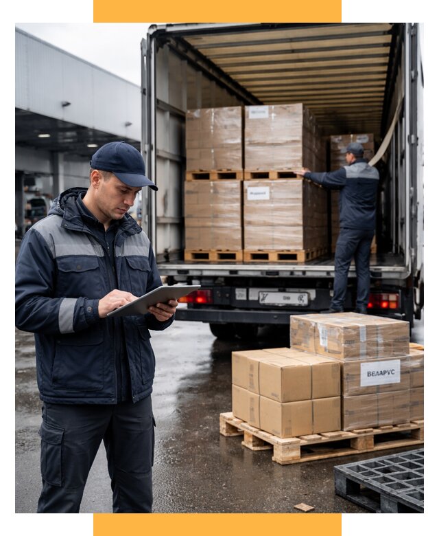 Доставка грузов из Беларуси от 15521 р. логистика СетСервис-Спс
