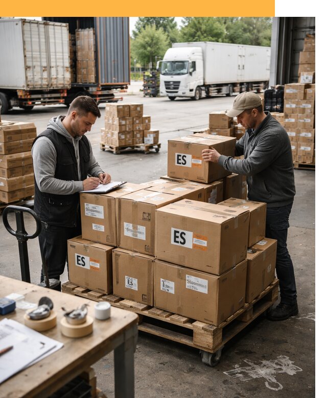 Доставка грузов в Испанию автотранспортом от 36215 руб