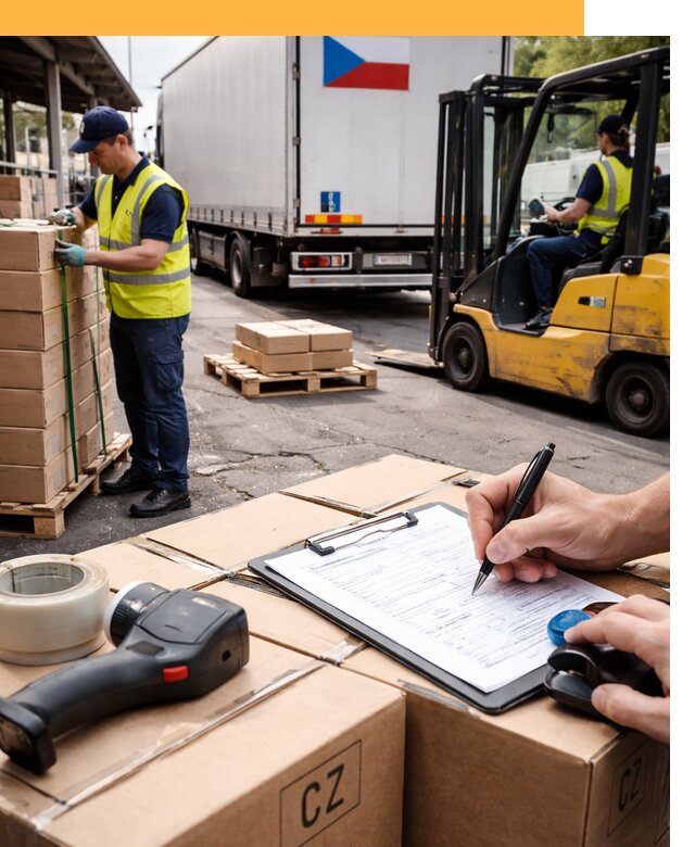 Доставка грузов в Чехию от 36215 руб, международные перевозки