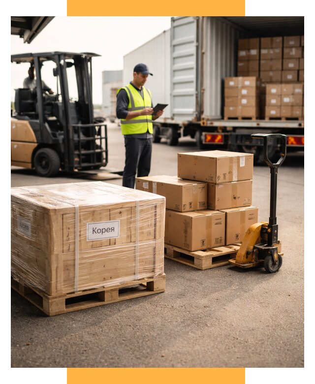 Доставка грузов в Корею из России от 36215 р. | СетСервис-Спс