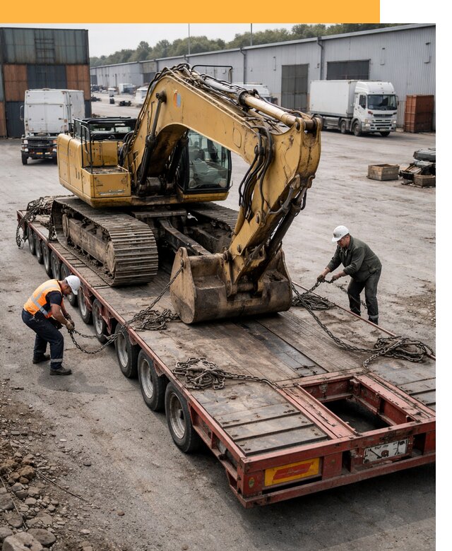 Перевозка спецтехники по России и миру от 46562 руб