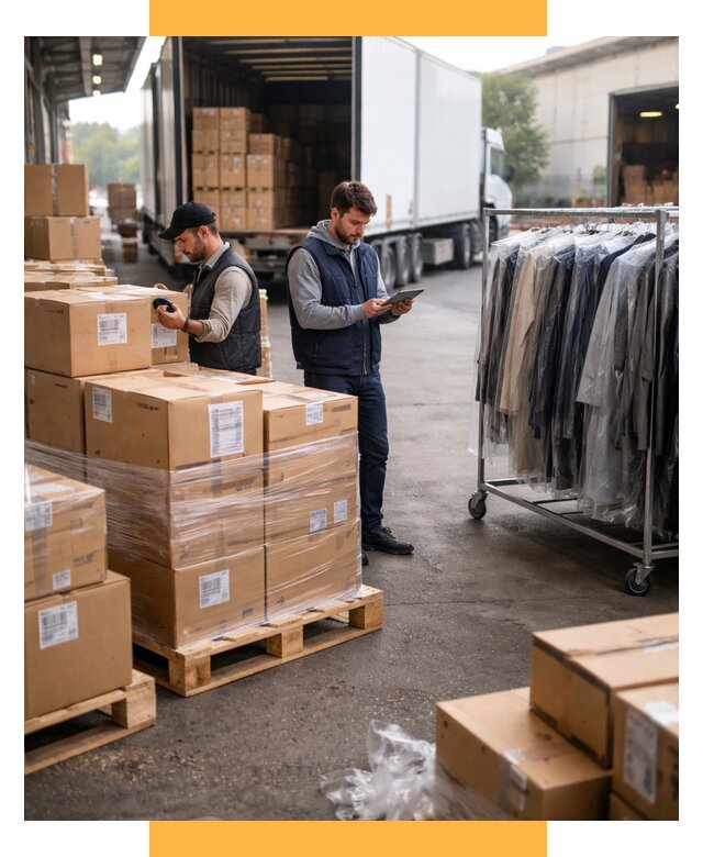 Перевозка и доставка одежды из Китая от 7760 р., СетСервис-Спс