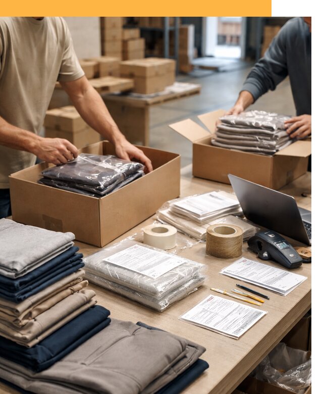 Перевозка одежды по миру от 7760 руб. с таможенным оформлением