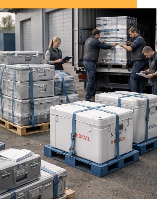 Перевозка медицинского оборудования по всему миру от 15521 руб
