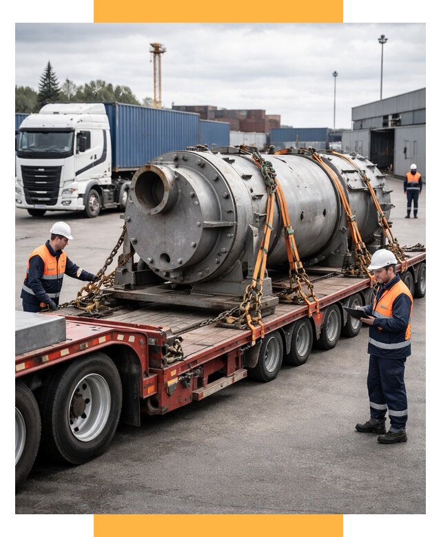 Перевозка тяжеловесных грузов под ключ от 155205 р. | СетСервис-Спс