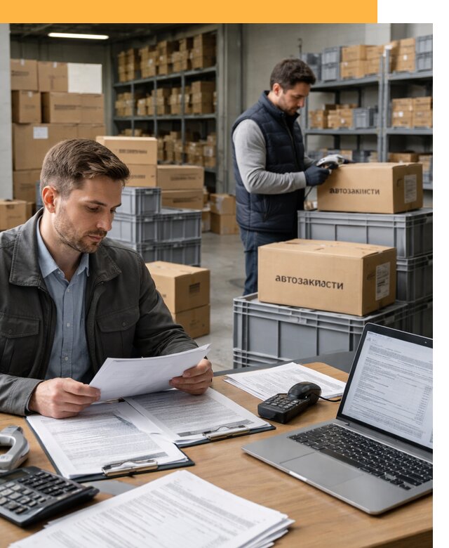 Таможенное оформление автозапчастей по выгодным тарифам от 8795
