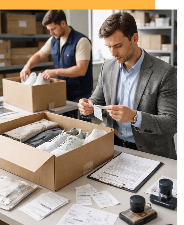 Таможенное оформление одежды и обуви по выгодной цене от 6726 руб