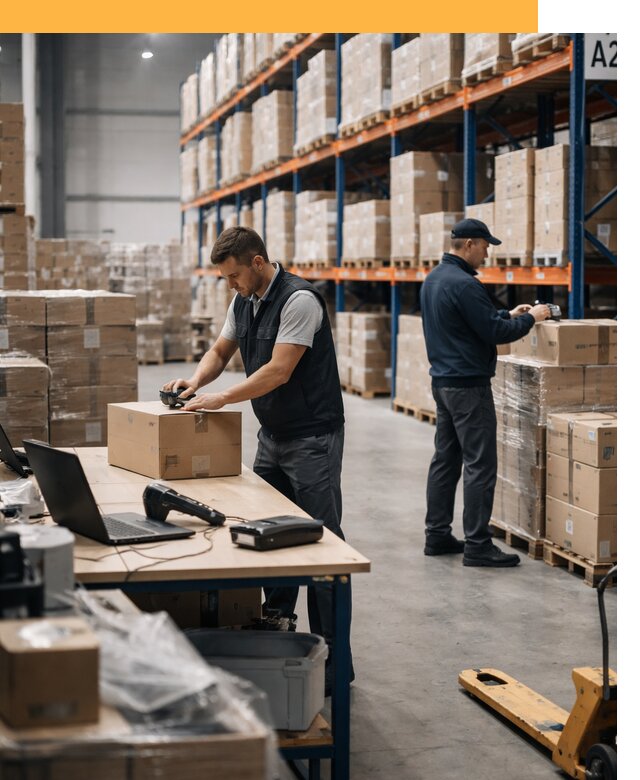 Склад консолидации в Европе: хранение, сортировка от 6726